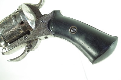 Lot 1 - 7mm pinfire double action revolver