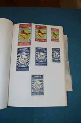 Lot 89 - Five spring-back binders containing ephemera