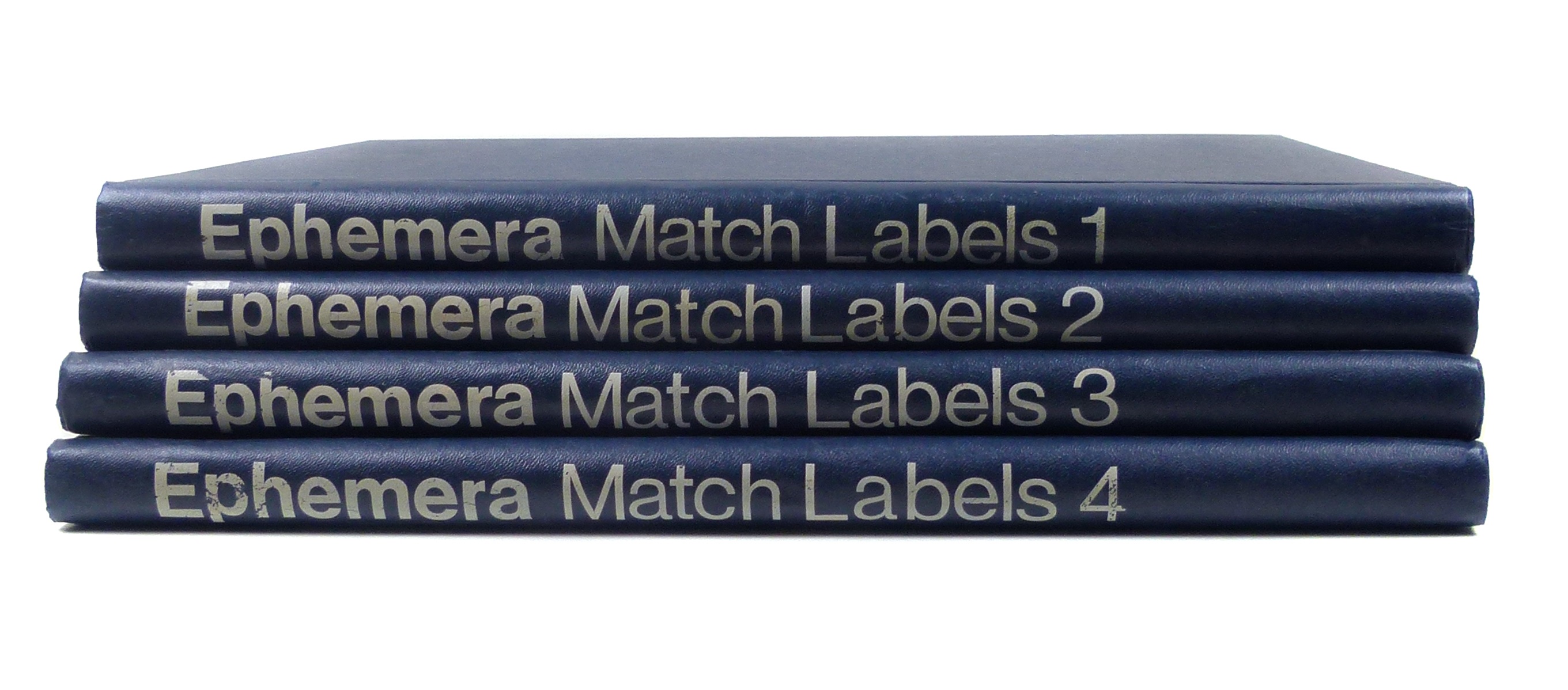 Lot 90 Four springback binders containing ephemera