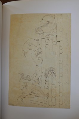 Lot 48 - Three volumes of 18th/19th century ephemera and original drawings and paintings (3).