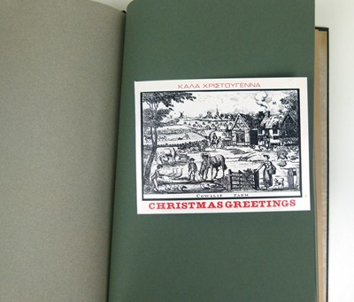 Lot 93 - Two spring-back binders containing a quantity of ephemera