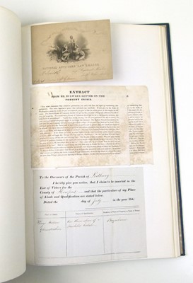 Lot 94 - Eight spring-back binders containing a quantity of ephemera