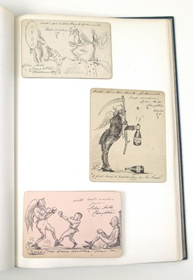 Lot 94 - Eight spring-back binders containing a quantity of ephemera