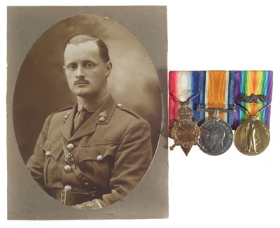Lot 271 - WWI Trio, for Captain D. E. Estill The Royal Fusiliers