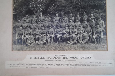 Lot 271 - WWI Trio, for Captain D. E. Estill The Royal Fusiliers