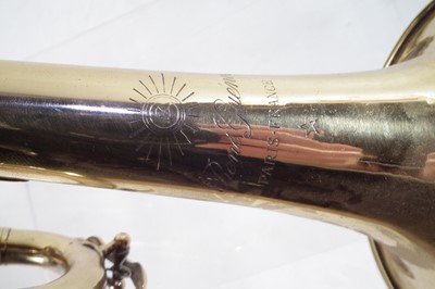 Lot 29 - Rene Guenot Trumpet, fitted with Boosey and Hawkes mouthpiece.