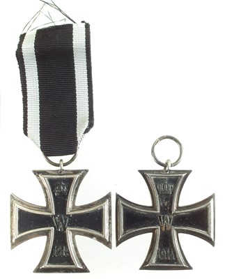 Lot 275 - Two German WWI Iron crosses