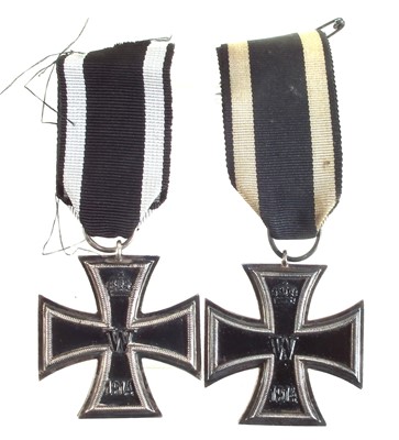 Lot 276 - Two German WWI Iron crosses