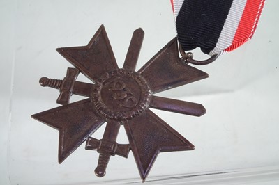 Lot 278 - Three German Third Reich badges and a medal