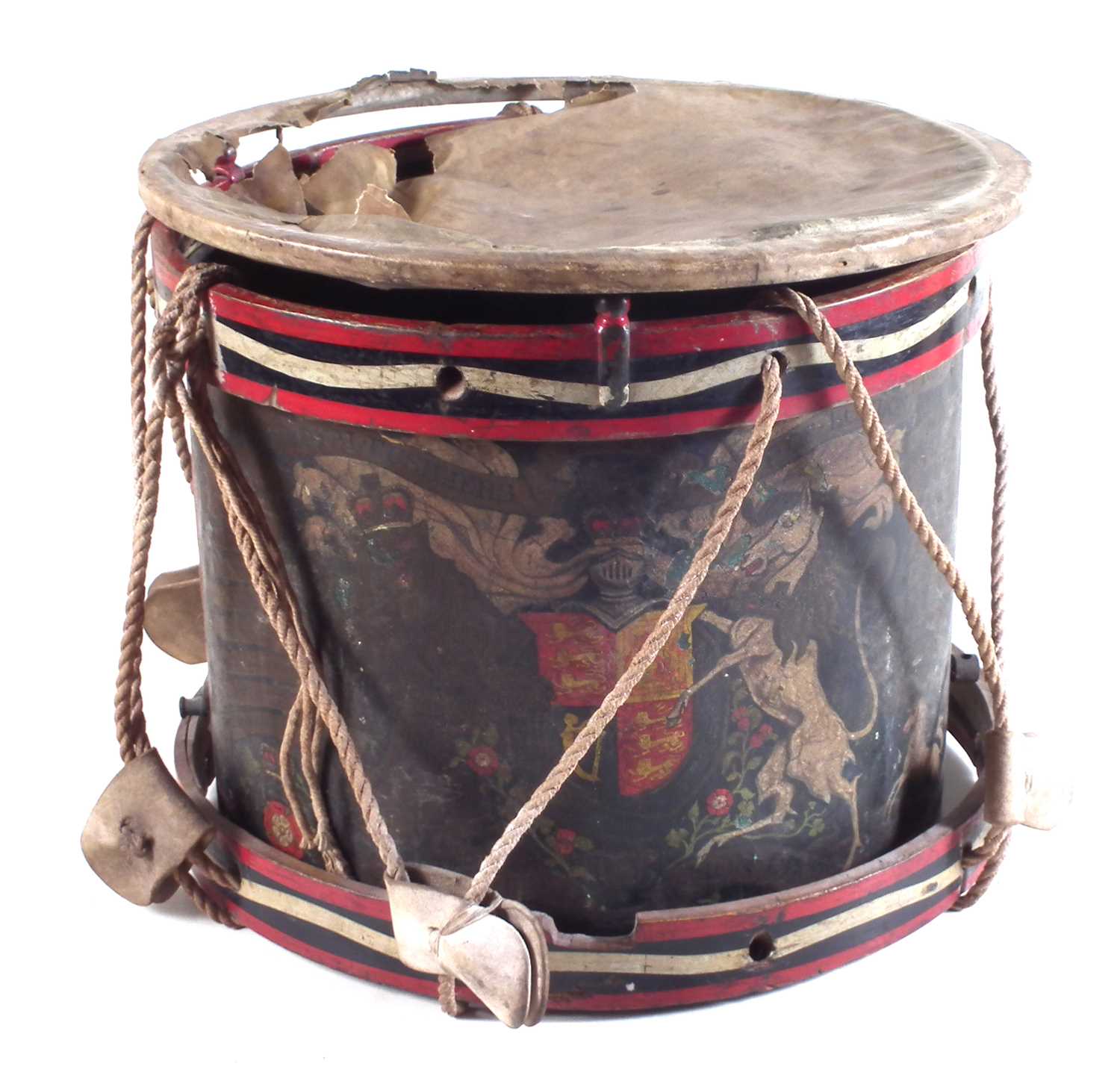 Lot 487 Military snare drum