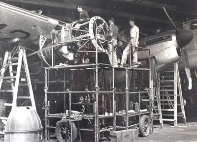 Lot 483 - Collection of ten aviation photographs
