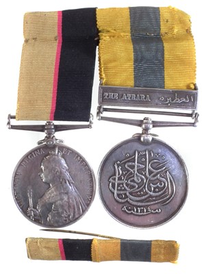Lot 270 - Pair of medals for Gunner J. Attreall