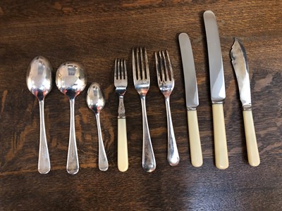 Lot 138 - Canteen of cutlery by Walker and Hall