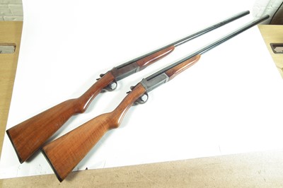 Lot 88 - Composed pair of Webley 12 bore single barrel shotguns