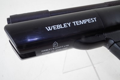 Lot 133 - Webley Tempest .22 air pistol