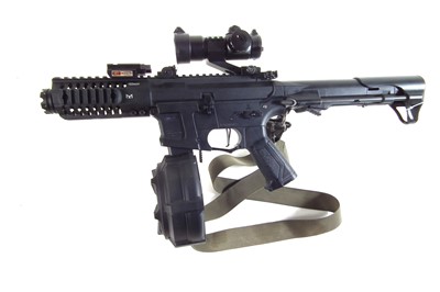 Lot 132 - Airsoft PDW and Pistol rig