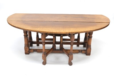 Lot 249 - 20th-century oak occasional table in the form of an Irish wake table