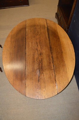 Lot 249 - 20th-century oak occasional table in the form of an Irish wake table