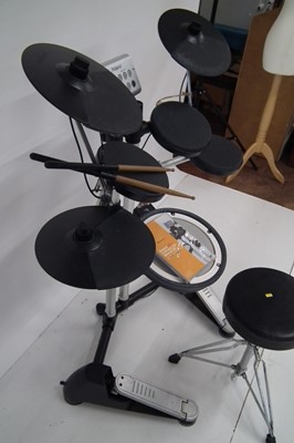 Lot 34 - Roland V-Drum Electric drum kit, with stool DVD and two sticks.
