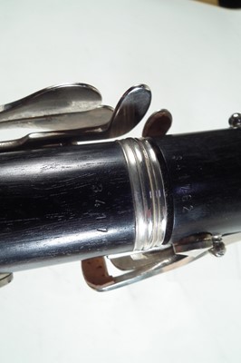 Lot 25 - Buffet EII clarinet, in case, serial number 341762.