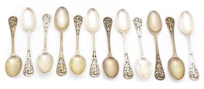 Lot 220 - Twelve Victorian silver spoons