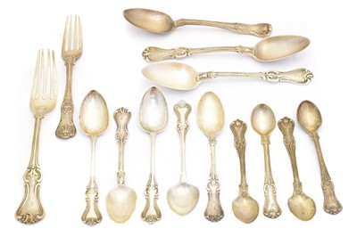 Lot 133 - A selection of flatware