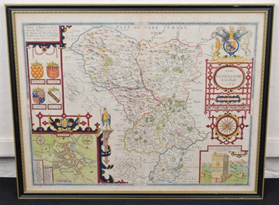 Lot 85 - John Speed, Map of Derbyshire.