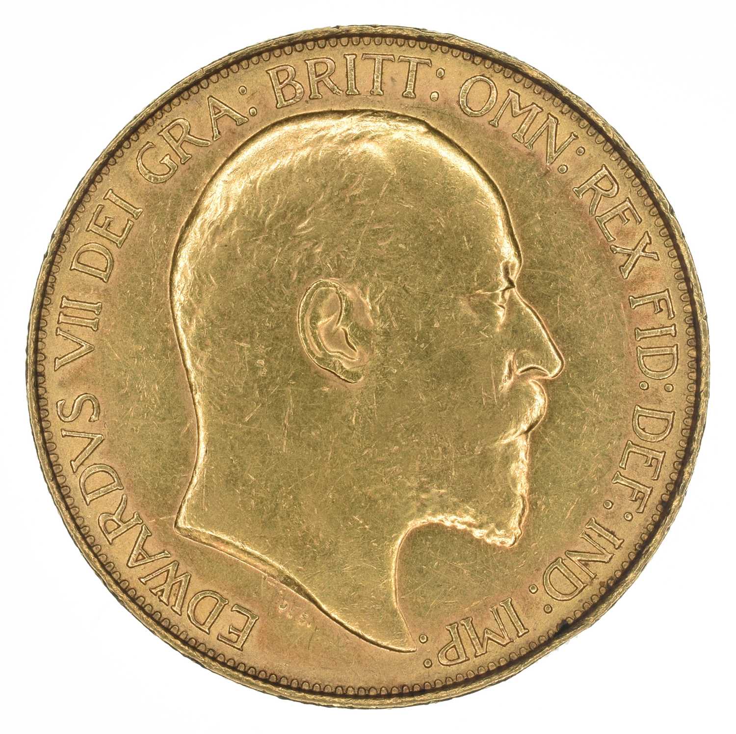 Lot 76 - King Edward VII, Five Pounds, 1902.