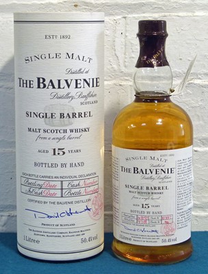 Lot 58 - 1 Litre bottle ‘The Balvenie’ Single Barrel 15 Year Old
