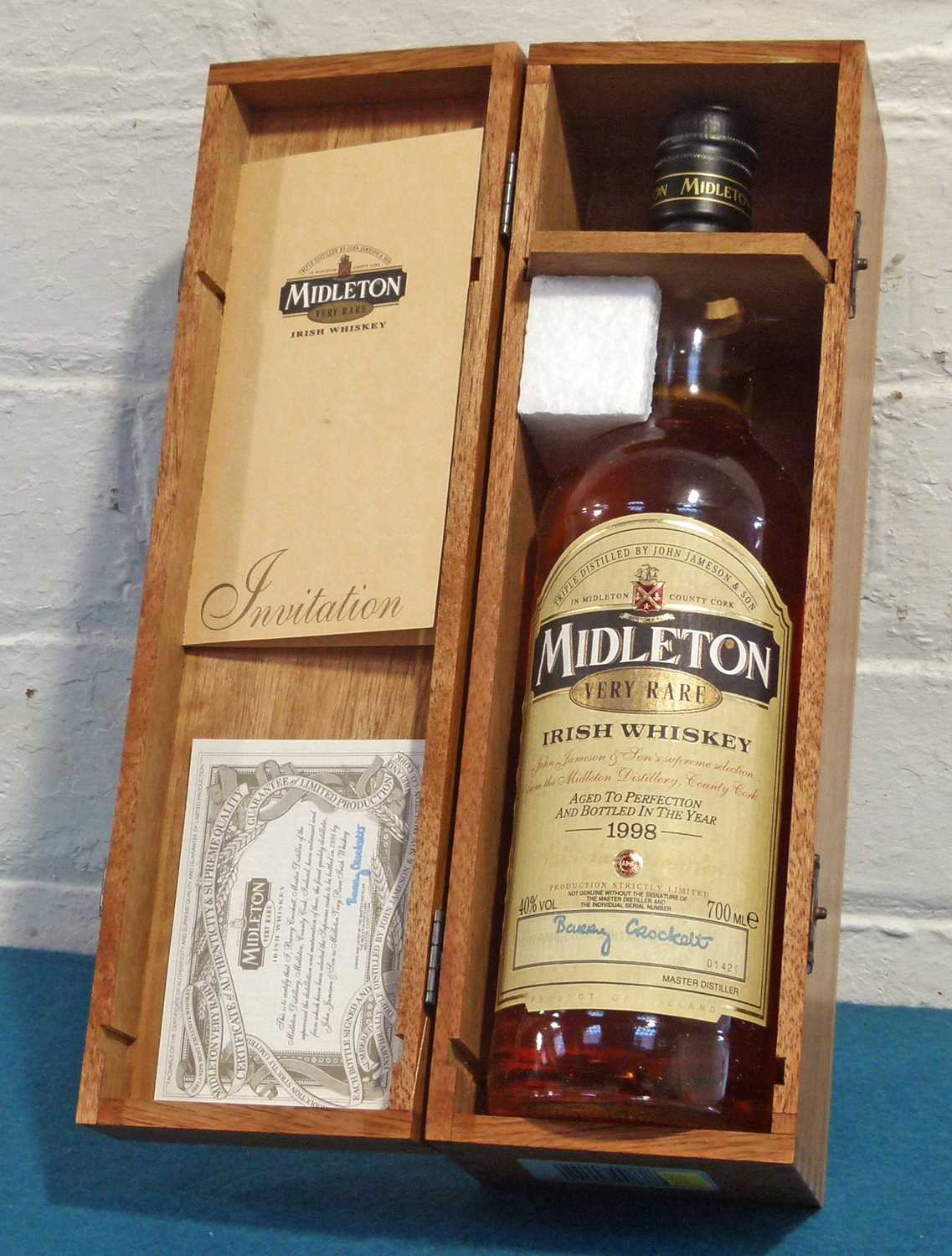 Lot 52 - 1 bottle Midleton Very Rare Irish Whiskey 1998