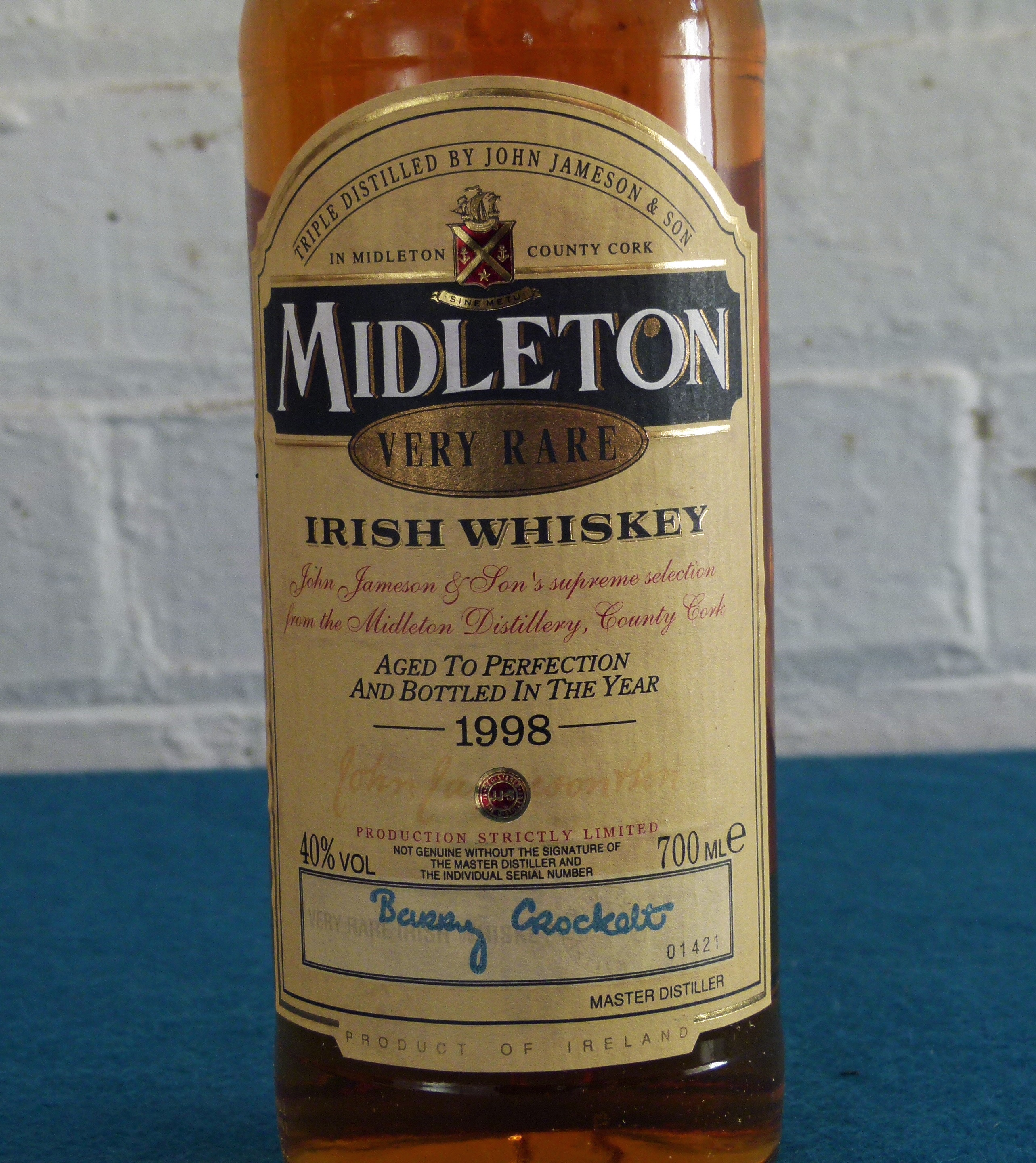 Lot 52 - 1 bottle Midleton Very Rare Irish Whiskey