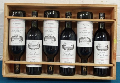 Lot 6 - 6 Bottles Chateau Loudenne Cru Bourgeois Medoc 1982