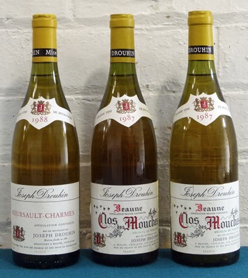 Lot 31 - 3 Bottles Mixed Lot Mature Fine White Burgundy from Joseph Drouhin