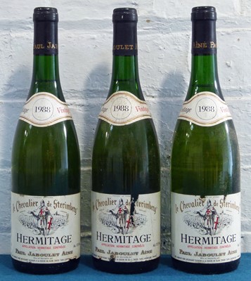 Lot 36 - 3 Bottles Hermitage Blanc ‘Le Chevalier de Sterimberg’ Paul Jaboulet Aine