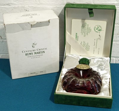 Lot 182 - 1 Baccarat Crystal Decanter Remy Martin ‘Cuvee Centaure’ (1990 Release)