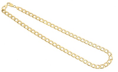 Lot 61 - A 9ct gold chain necklace