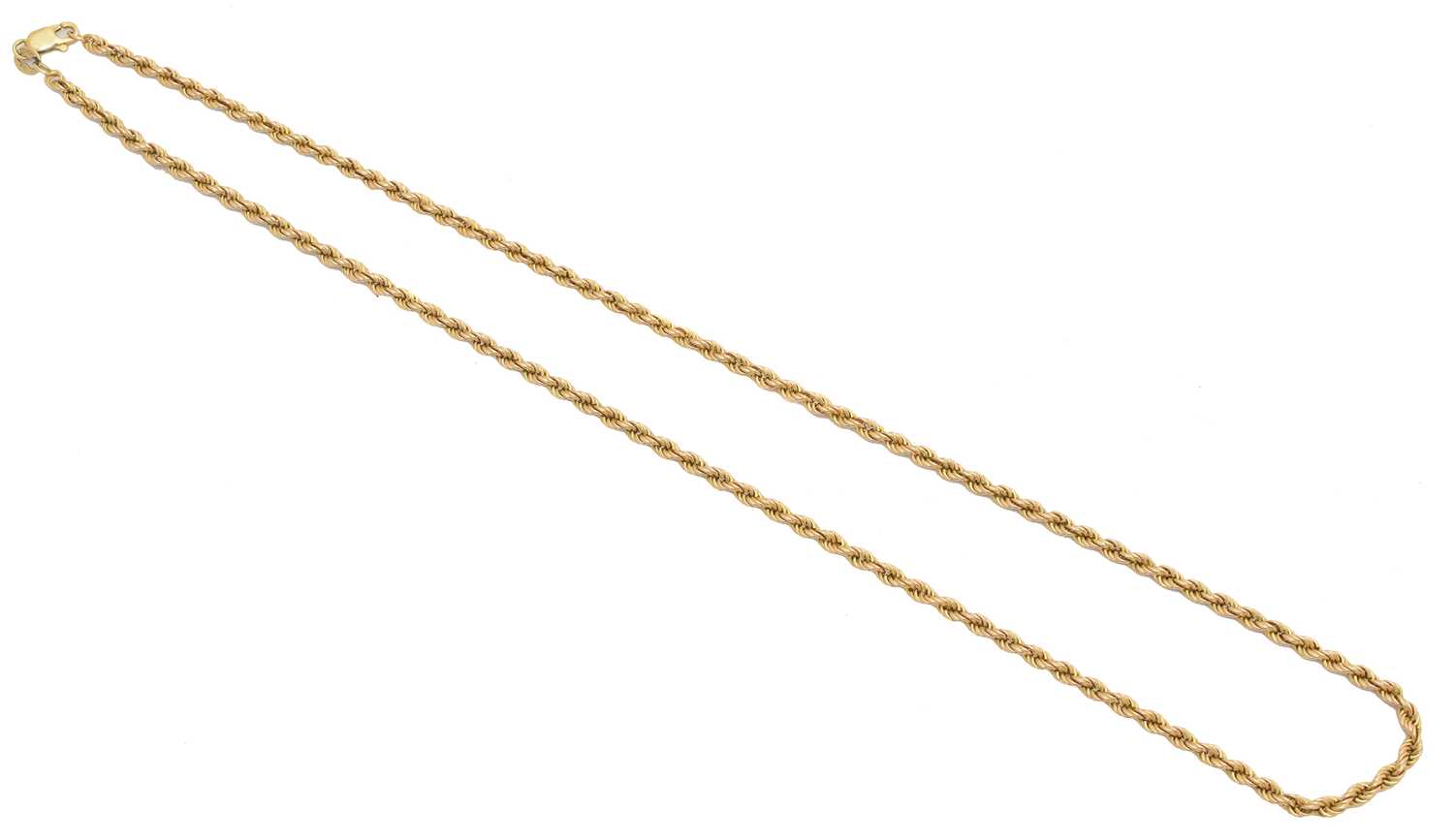 Lot 67 - A 9ct gold chain necklace