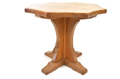 Lot 260 - A Robert Thompson of Kilburn "Mouseman" oak occasional table