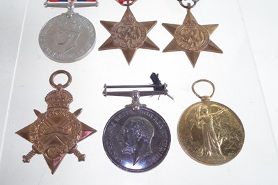 Lot 185 - WW1 medal trio for Pte. F. H. Johnson, Staffordshire Yeomanry