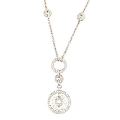 Lot 108 - An 18ct Bulgari 'Astrale' gold and diamond necklace