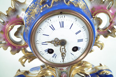 Lot 156 - Paris porcelain clock