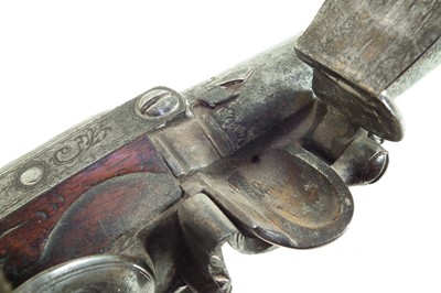 Lot 2 - Flintlock Queen Anne pistol by Walker of London