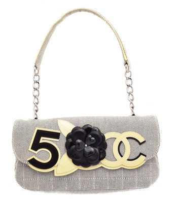 Lot 69 - A Chanel Camelia No. 5 Flap Bag