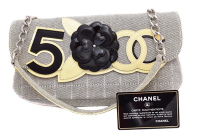 Lot 69 - A Chanel Camelia No. 5 Flap Bag