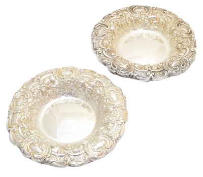 Lot 174 - A pair of Victorian silver dishes