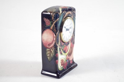 Lot 186 - Moorcroft clock designed by Emma Bossons