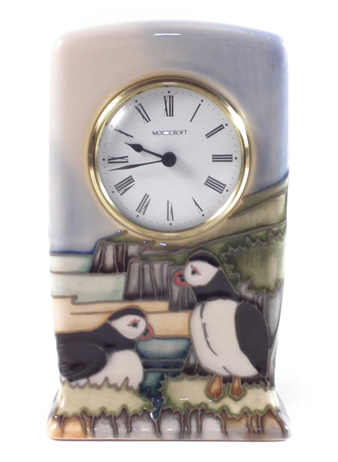 Lot 206 - Moorcroft clock designed by Kerry Goodwin / Carol Lovatt