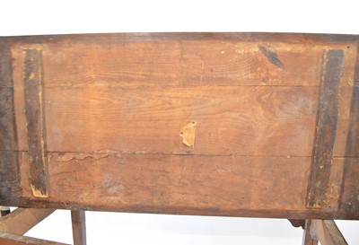Lot 414 - 18th Century oak and elm dining table