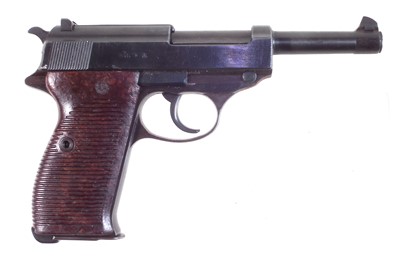 Lot 33 - Deactivated Walther 9mm P38 semi-automatic pistol.