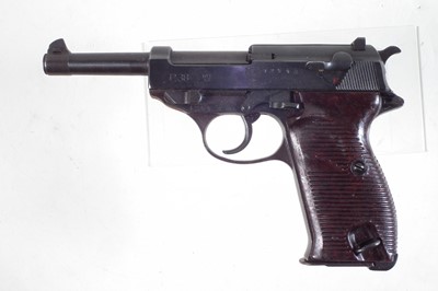 Lot 33 - Deactivated Walther 9mm P38 semi-automatic pistol.